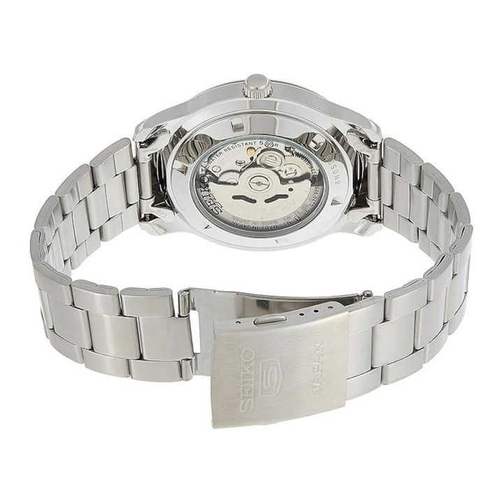 Seiko Men's Seiko 5 Automatic Watch With Analog Display And Stainless Steel Strap Snkp15J1