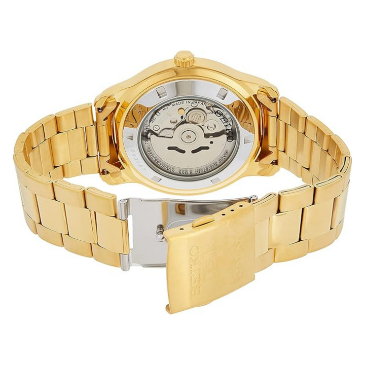 SEIKO Mens Automatic Watch, Analog Display and Stainless Steel Strap SNKP20J1