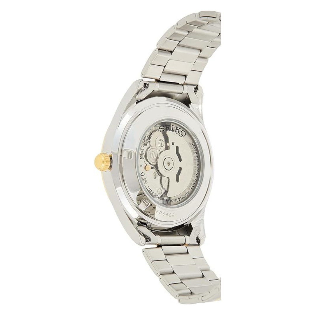 Seiko Men's Automatic Watch with Analog Display and Stainless Steel Strap SNKP22J1