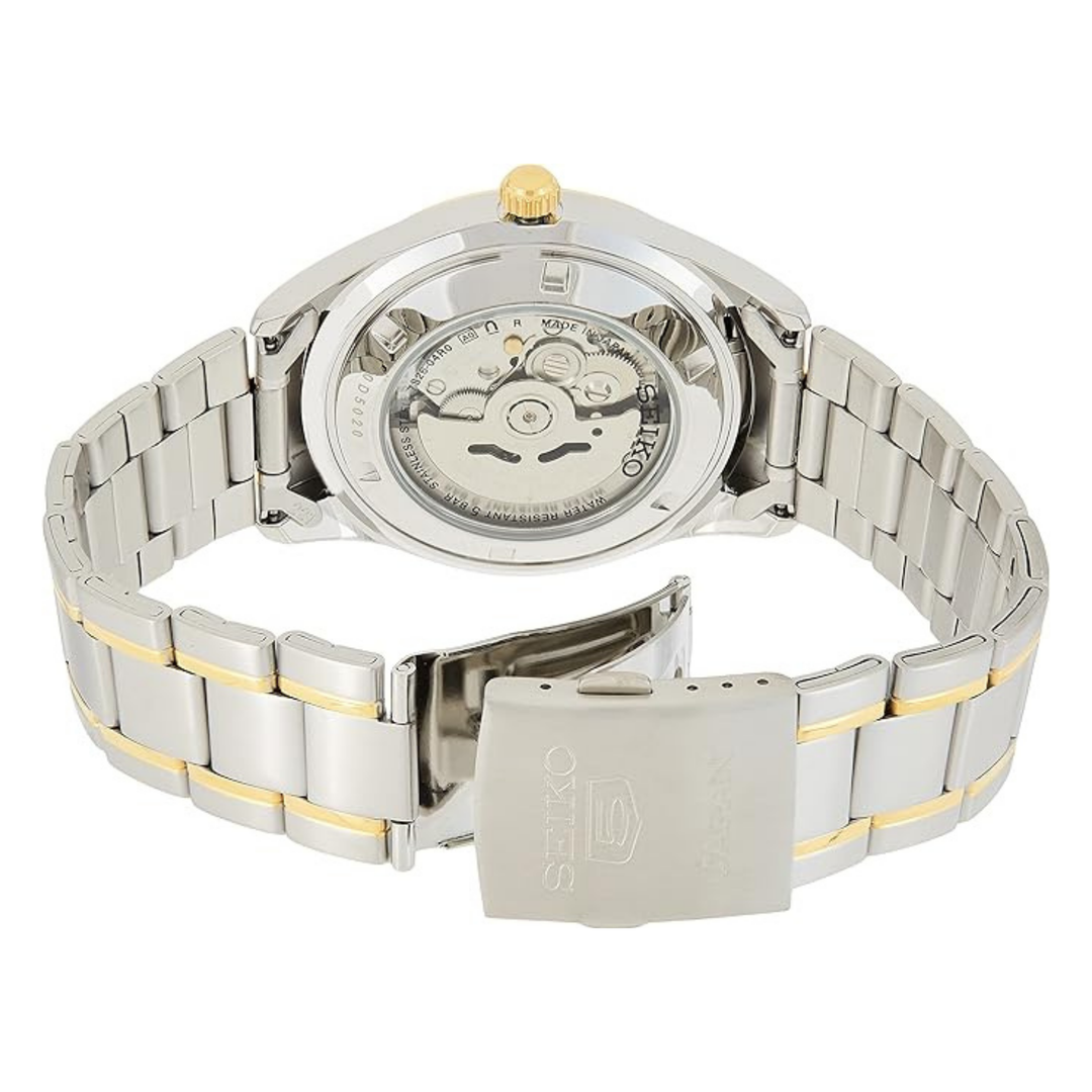 Seiko Men's Automatic Watch with Analog Display and Stainless Steel Strap SNKP22J1