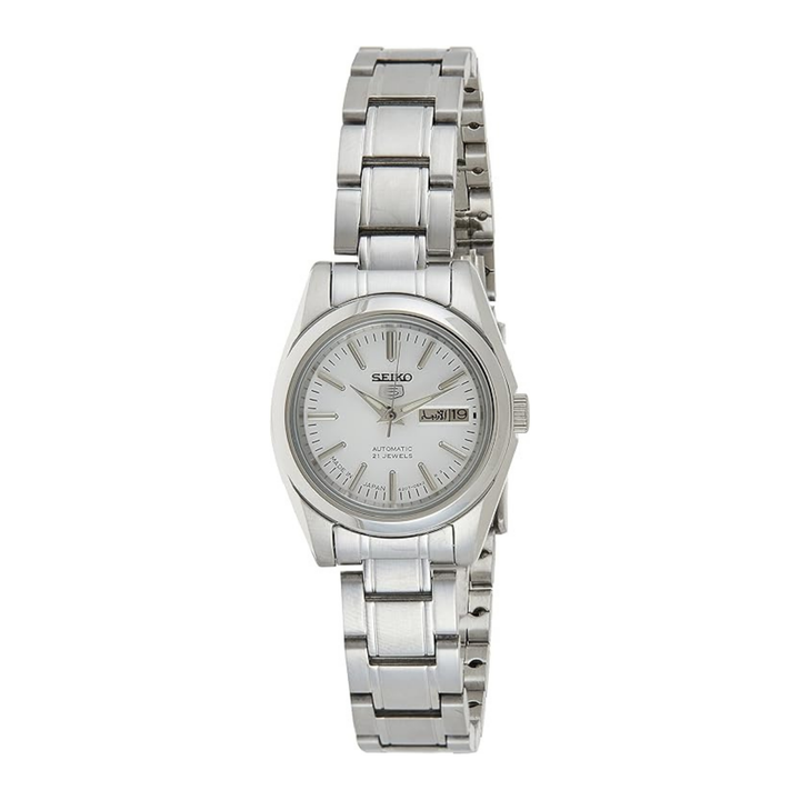 Seiko Women Automatic Watch, Analog Display And Stainless Steel Strap Symk13J1