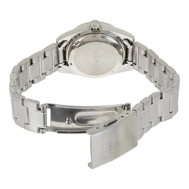 Seiko Women Automatic Watch, Analog Display And Stainless Steel Strap Symk13J1