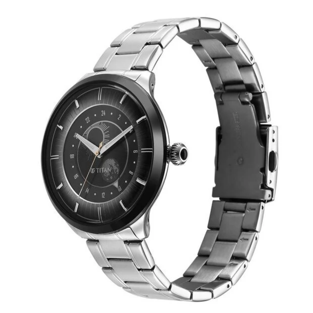 Titan Luna Sun Moon Phase in Frost Grey - Stellar Edition
