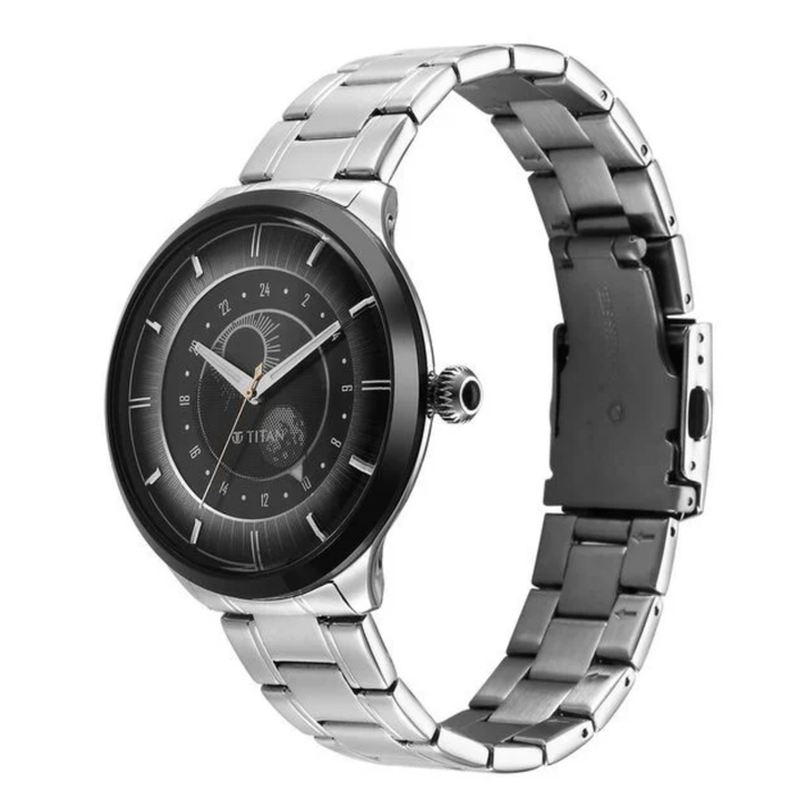 Titan Luna Sun Moon Phase in Frost Grey - Stellar Edition
