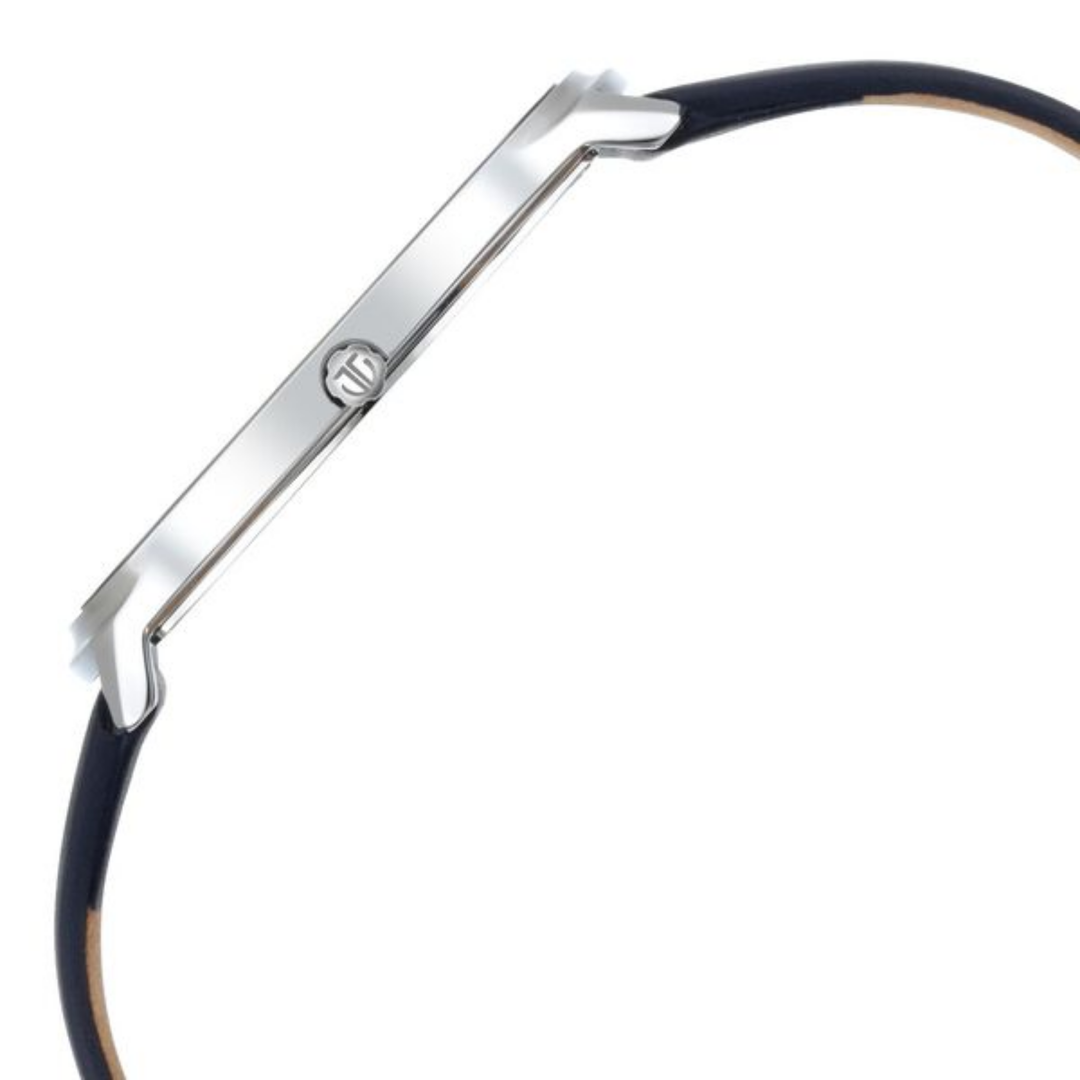 Titan Men’s Edge: The Pinnacle of Slimness – Charcoal Sunray Dial with Premium Leather Strap and Precision Engineering