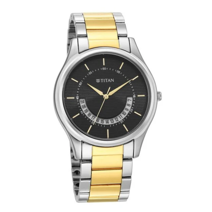 Titan Karishma Men’s Multifunction Watch with Two-Tone Stainless Steel Strap
