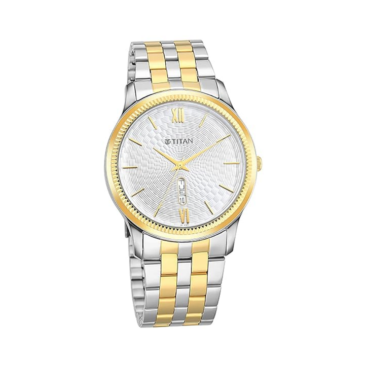 Titan Silver-Tone Essentials: The Monochrome White &amp; Steel Edition