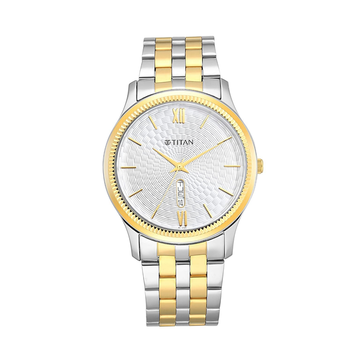 Titan Silver-Tone Essentials: The Monochrome White &amp; Steel Edition
