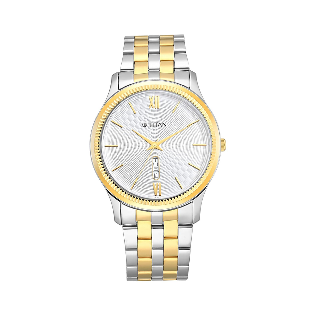 Titan Silver-Tone Essentials: The Monochrome White &amp; Steel Edition