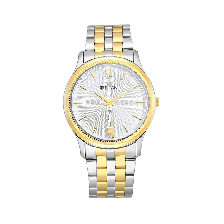 Titan Silver-Tone Essentials: The Monochrome White &amp; Steel Edition
