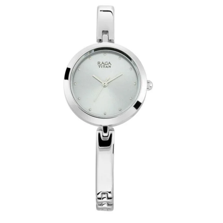 Titan Raga Viva Trendsetter | Anthracite Dial &amp; Rose Gold Polished Metal Watch