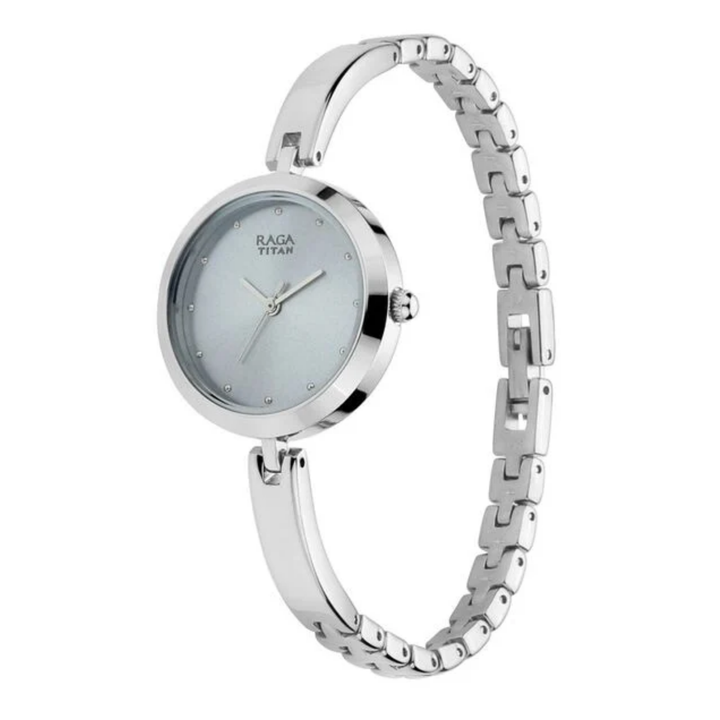 Titan Raga Viva Trendsetter | Anthracite Dial &amp; Rose Gold Polished Metal Watch