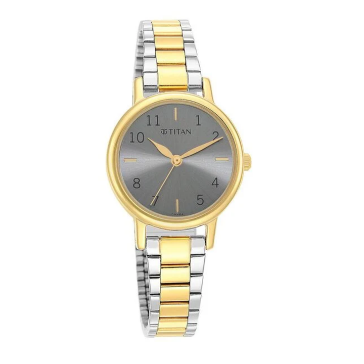 Titan Karishma Graphite Edition: A Classic Metal Timepiece for Women
