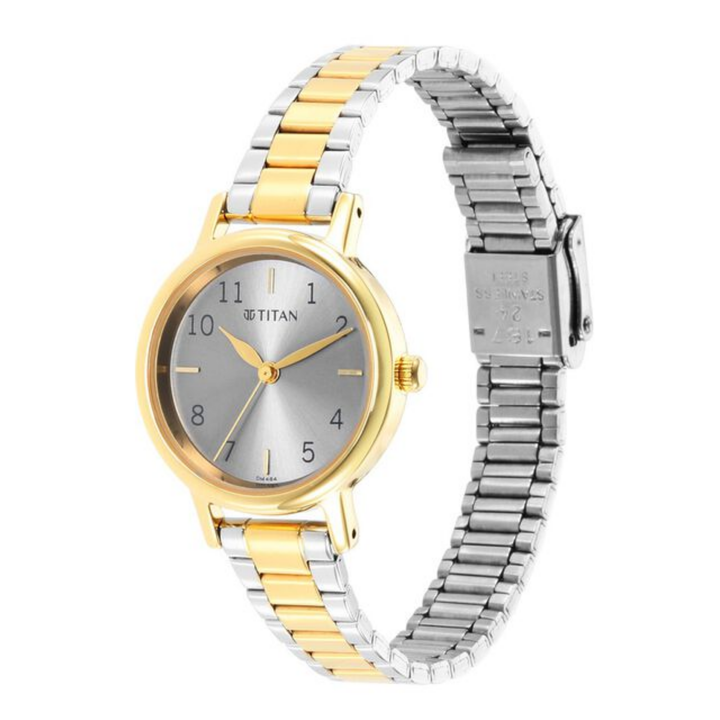 Titan Karishma Graphite Edition: A Classic Metal Timepiece for Women