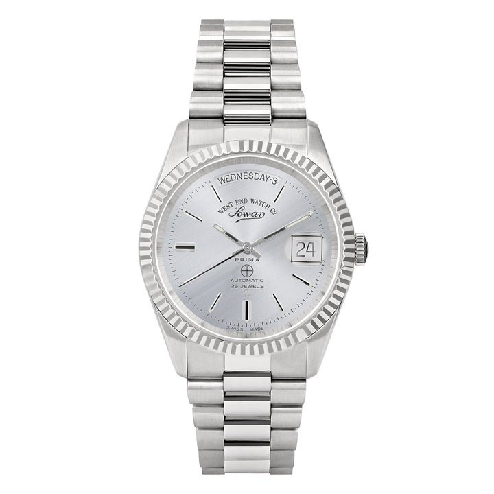 West End Women's Silver Tone Case & Dial Automatic Watch