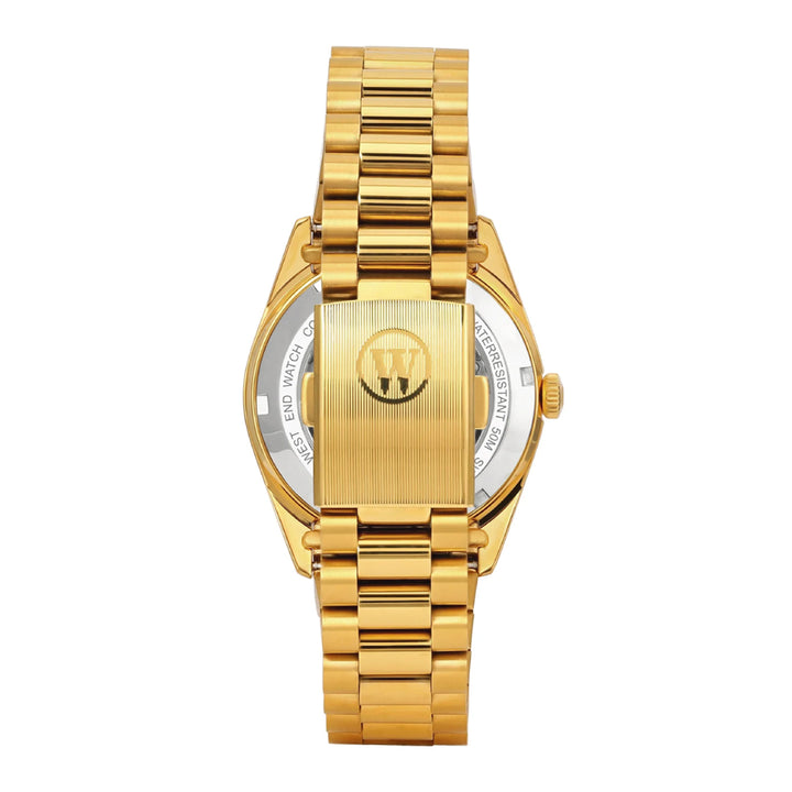 West End The Classics Automatic 37mm Gold-tone Watch Silver Dial