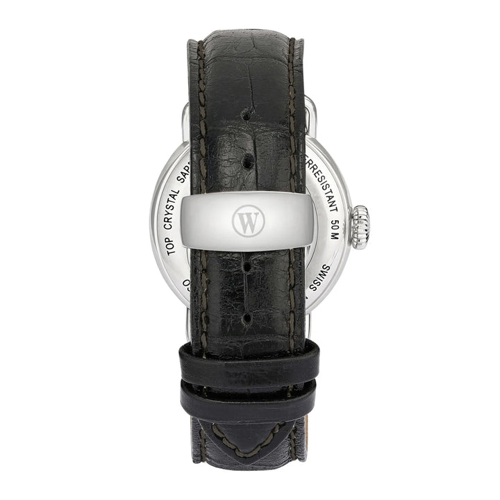 West End Sowar 1916 Automatic Gents Watch 39mm with Black Dial and Leather Strap