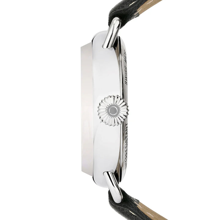 West End Sowar 1916 Automatic Gents Watch 39mm with Black Dial and Leather Strap