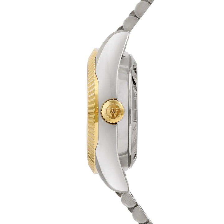 West End The Classics Automatic Ladies 26mm Two-tone Watch Champagne Dial with Zircon Markers