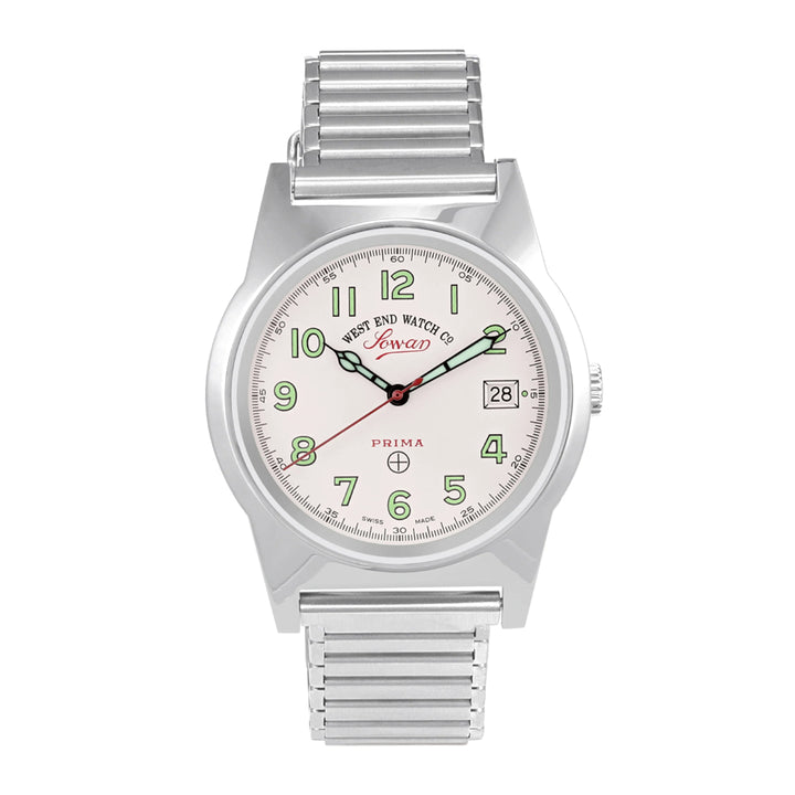 West End Souq Collection 38mm Stainless Steel Quartz Watch White Dial