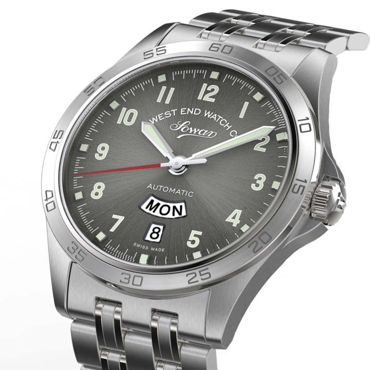 West End Sowar 2000 39mm Automatic Gents Watch Anthracite Dial