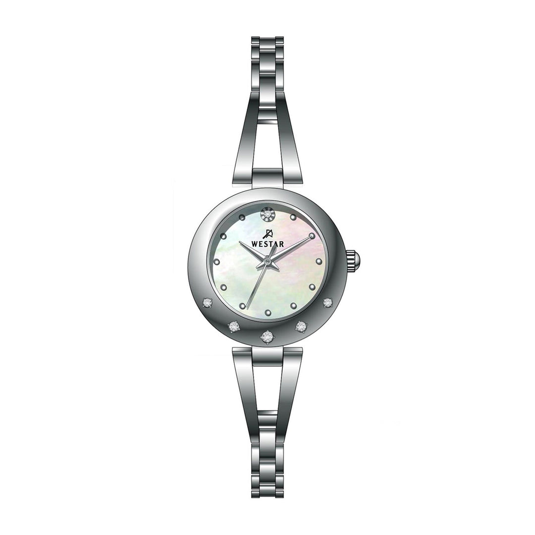Westar Ornate Ladies 25 mm Mother of Pearl Dial Quartz Watch - 20336STN111