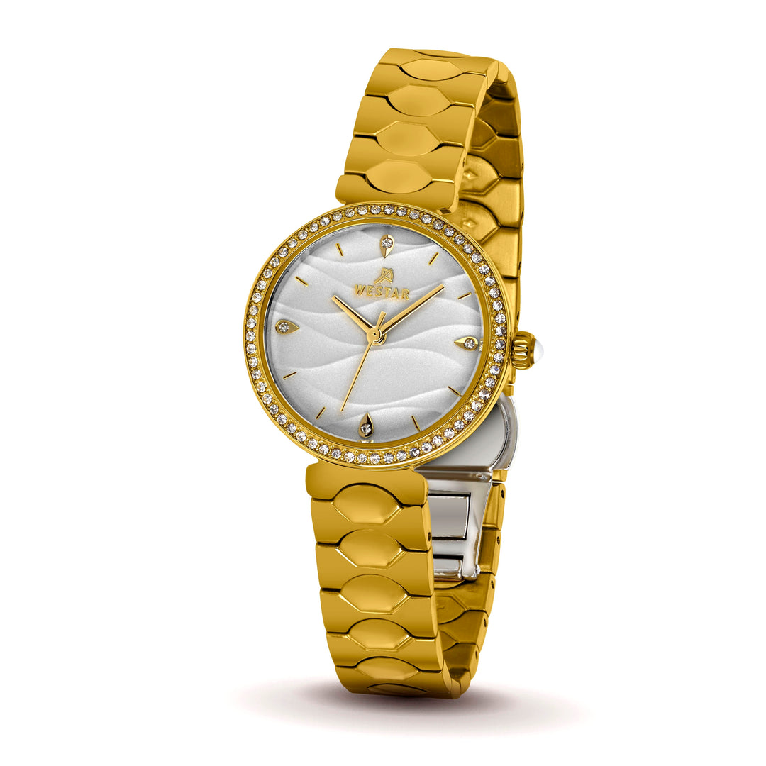 Westar Ornate Ladies Silver Dial 27.5mm Quartz Watch
