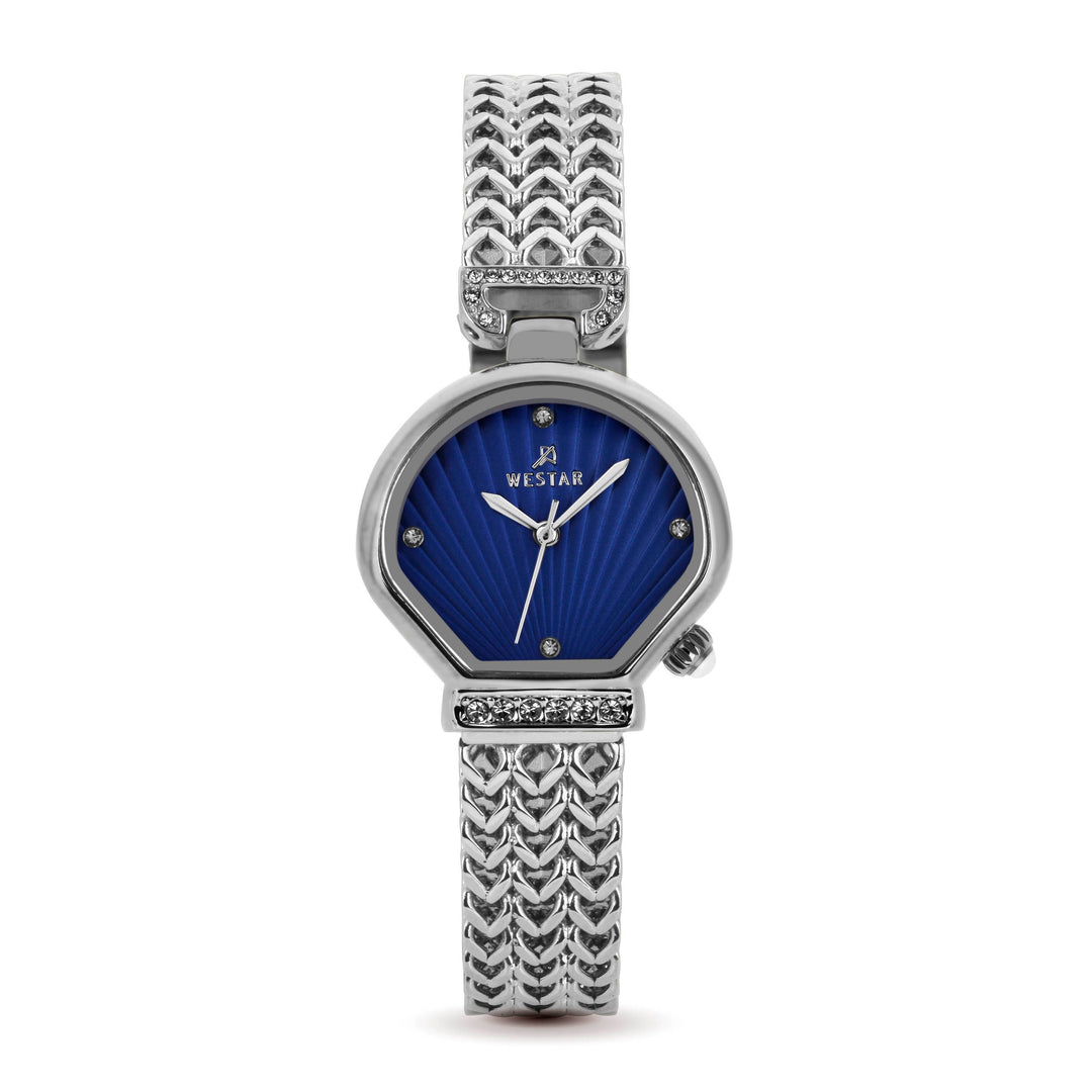 Westar Ornate Ladies Blue Dial 27X30 mm Quartz Watch