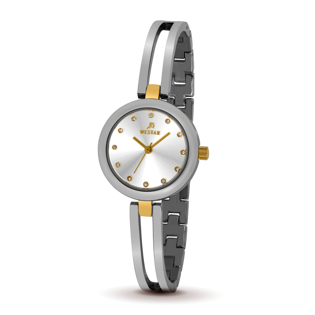 Westar Ornate Ladies Silver Dial 26 mm Quartz Watch
