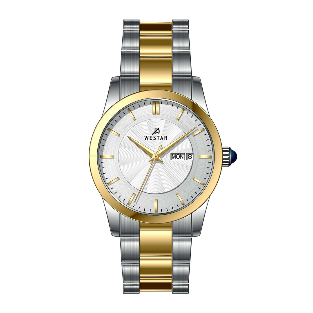 Westar Profile Gents Silver Dial Quartz Watch - 50147CBN107