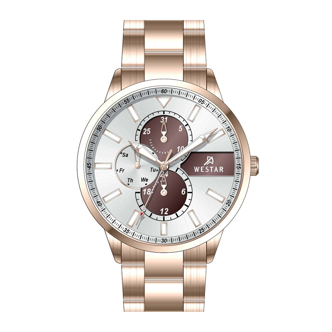 Westar Profile Gents Silver Dial Quartz Watch - 50239PPN607