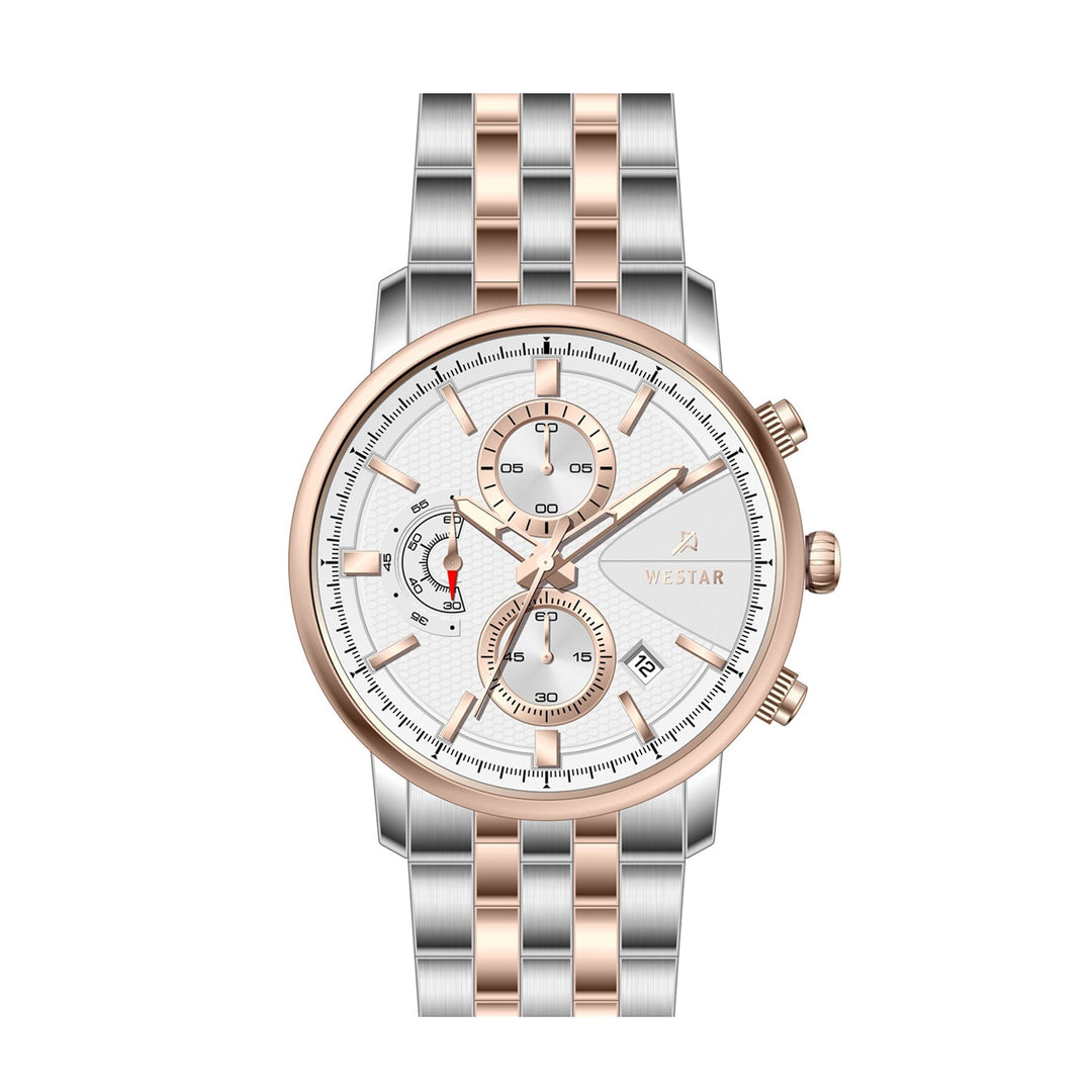 Westar Profile Gents 41 mm Silver Dial Quartz Watch - 50250SPN607