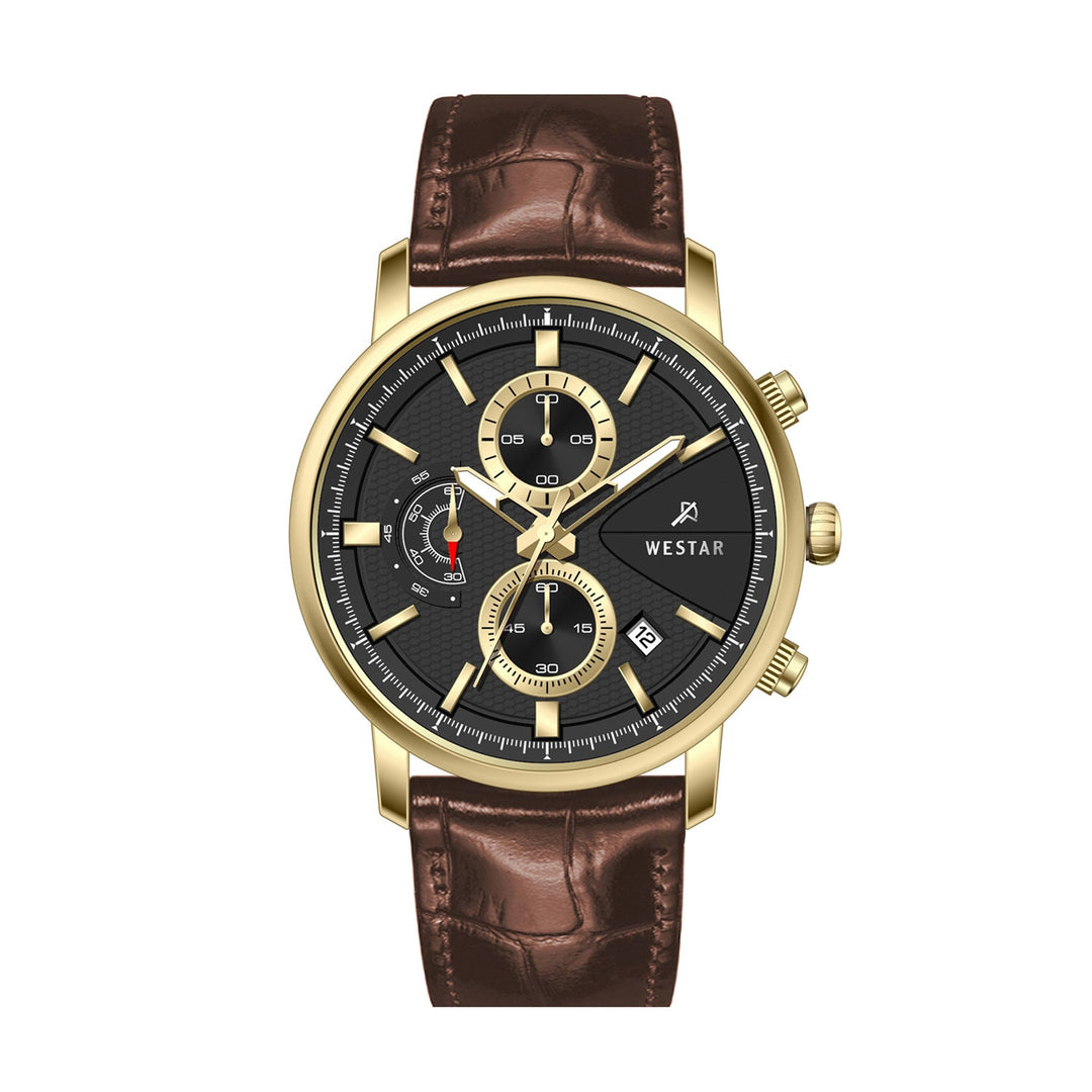 Westar Profile Gents 41 mm Black Dial Quartz Watch - 50251GPN123