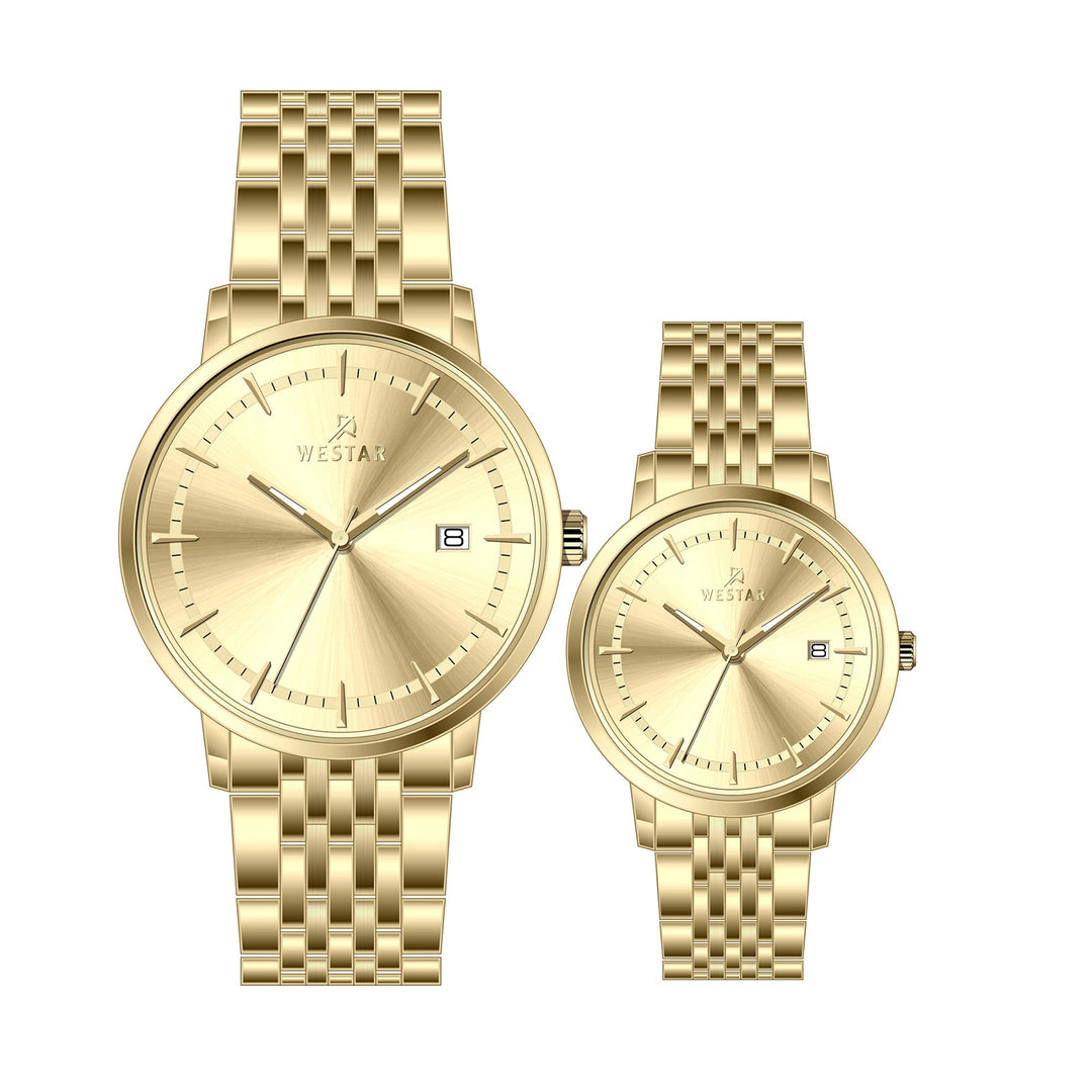 Westar Couple Watch 50254GPN102 &amp; 40254GPN102