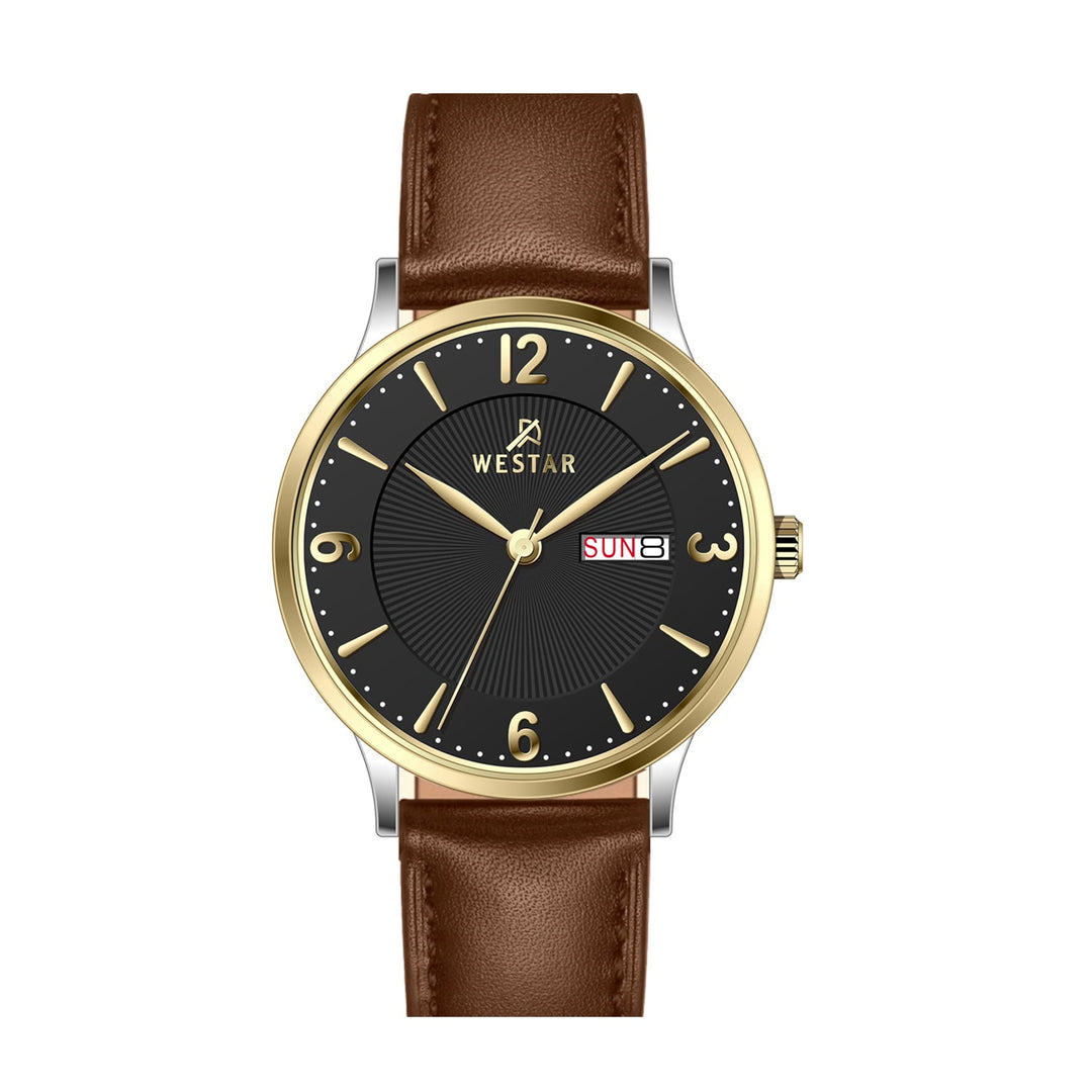 Westar Profile Gents 40 mm Black Dial Quartz Watch - 50259CBN123