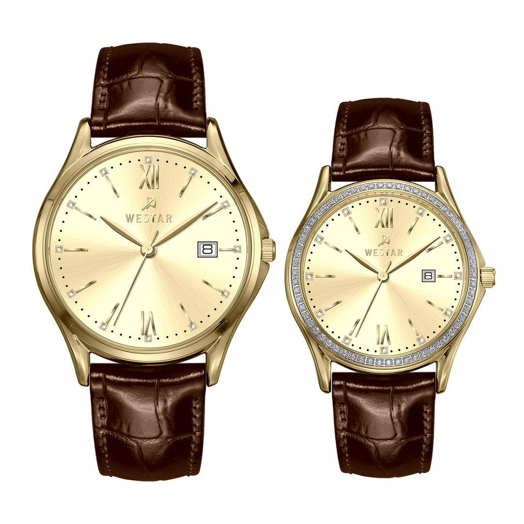 Westar Couple Watch 50261GPN122 &amp; 40261GPN122