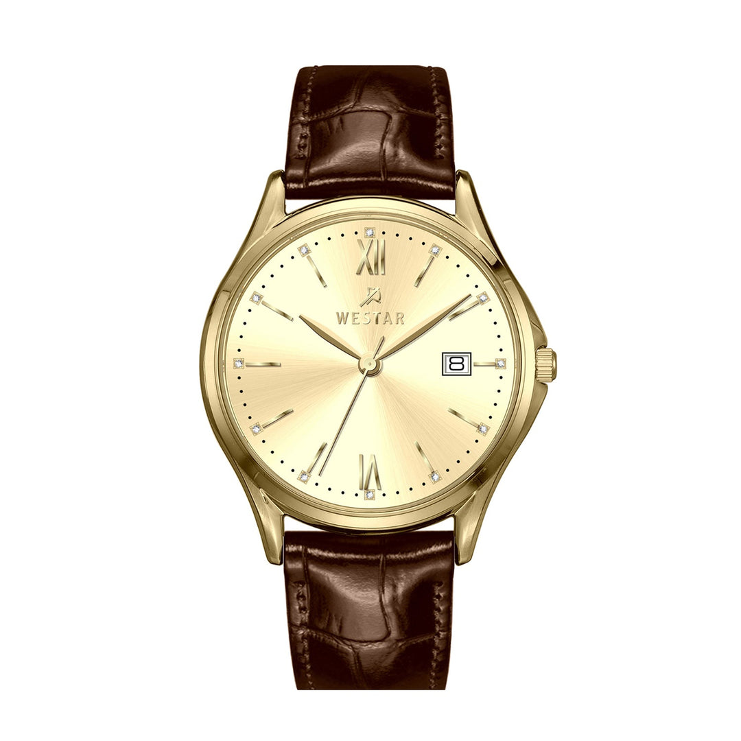 Westar Profile Gents 40 mm Light Champagne Dial Quartz Watch - 50261GPN122