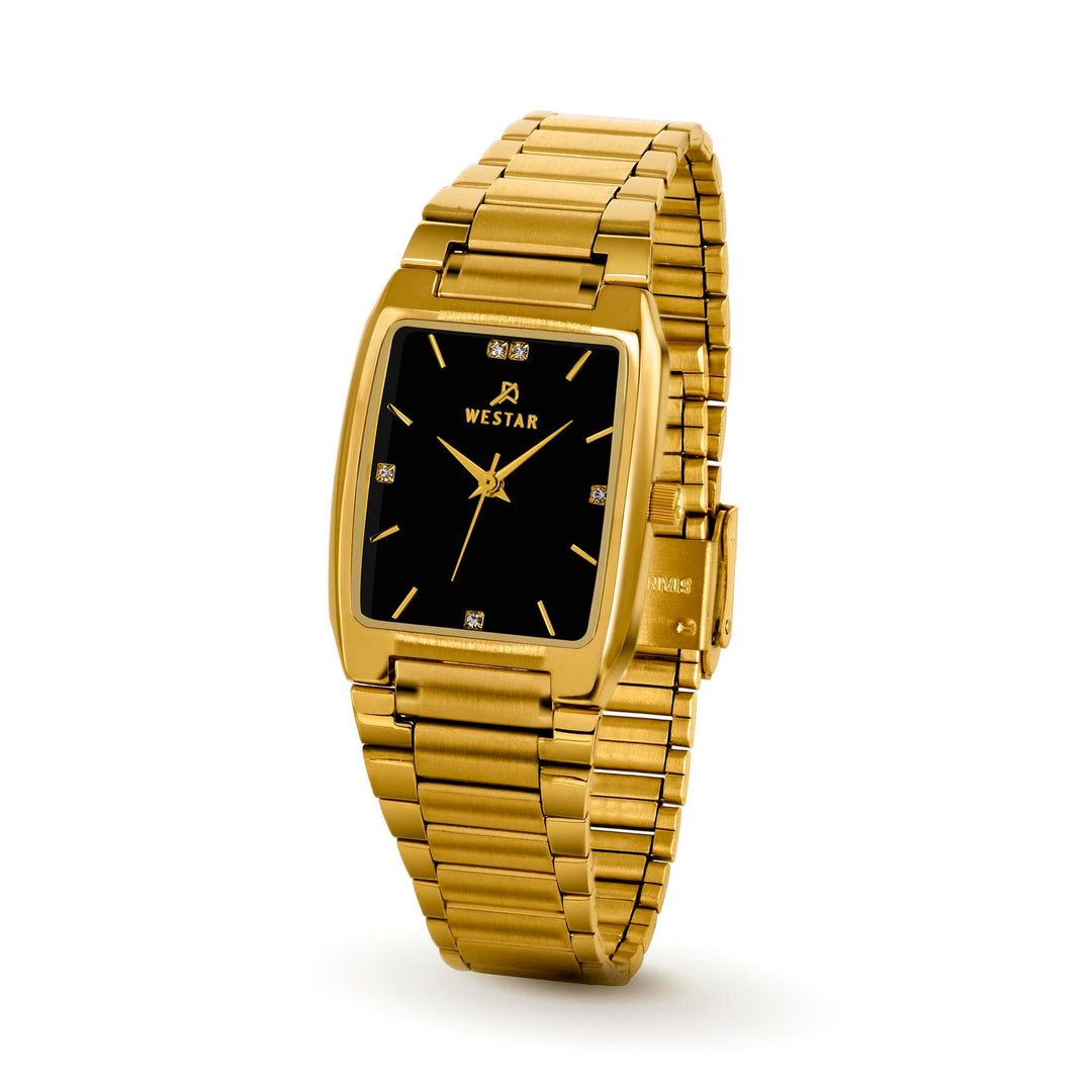 Westar Executive Unisex Watch - Black Dial  - 7704GPN113