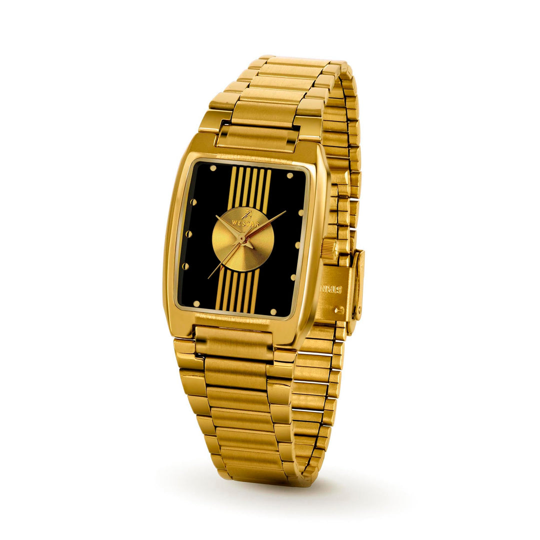 Westar Executive Unisex Watch - Black Dial  - 7704GPN203