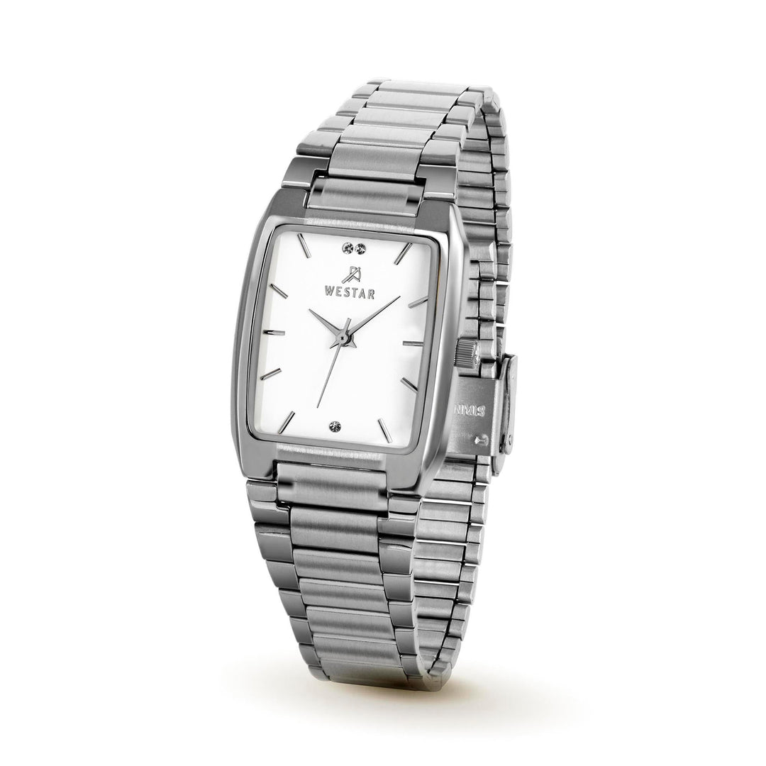 Westar Executive Unisex Watch - White Dial  - 7704STN101