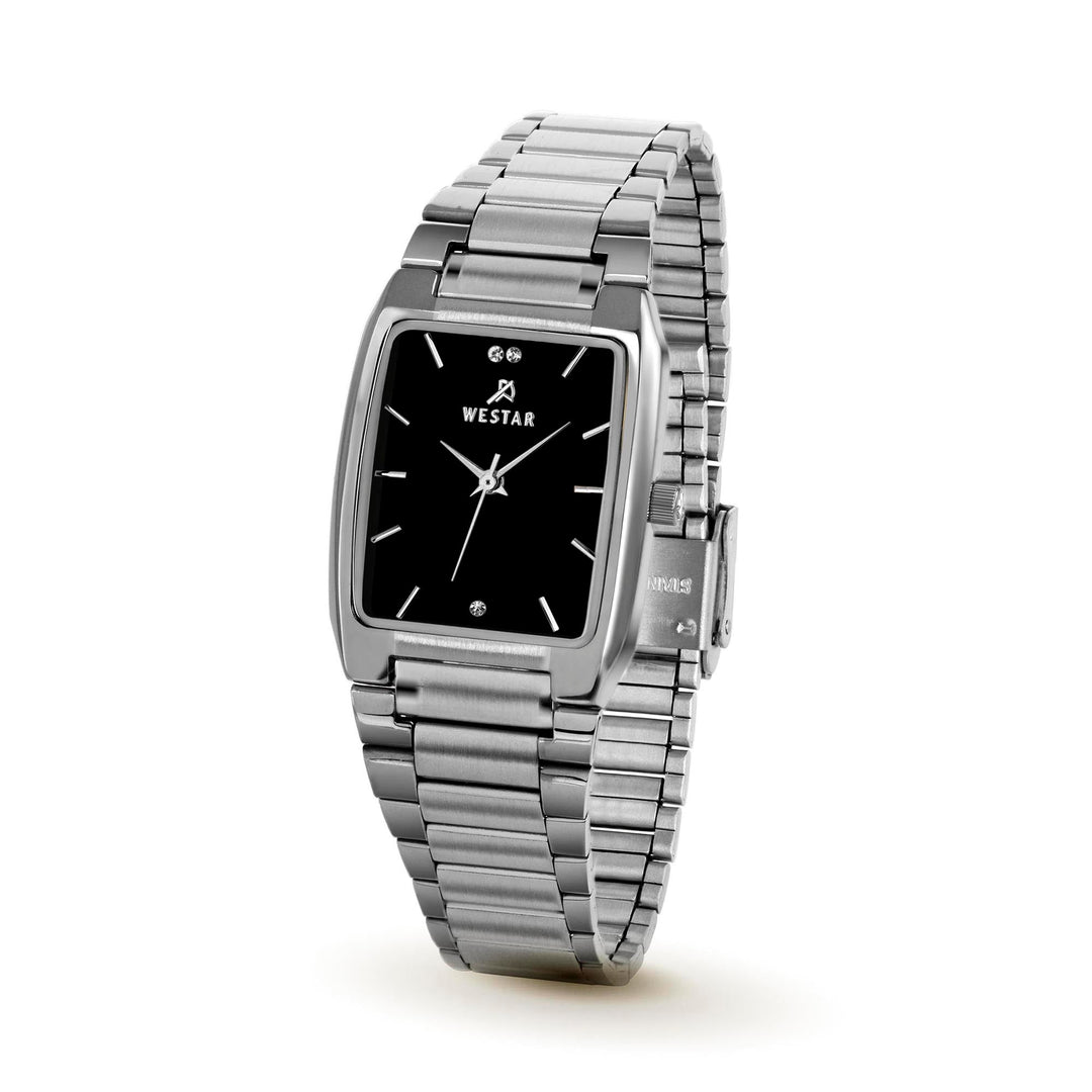 Westar Executive Unisex Watch - Black Dial  - 7704STN103