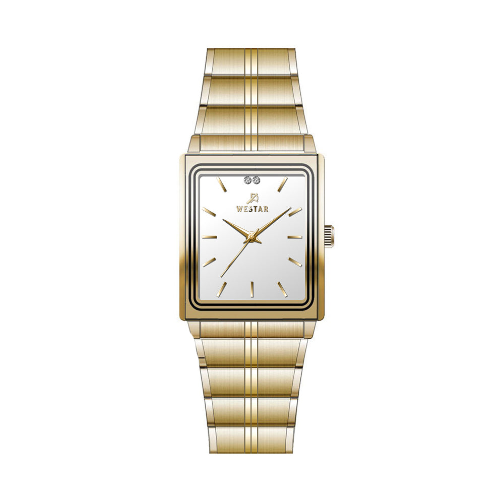 Westar Executive Unisex Watch - White Dial  - 7921GPN101