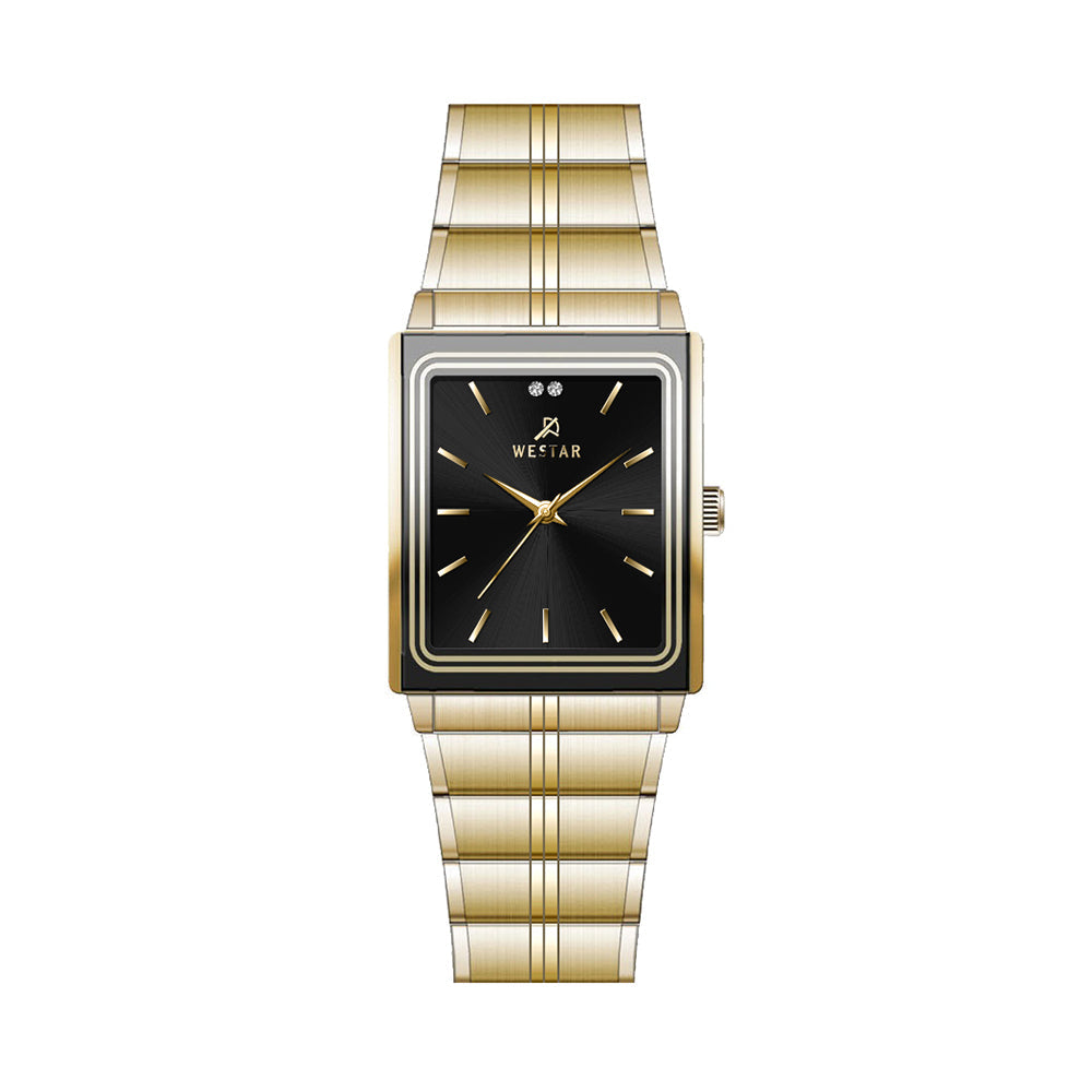 Westar Executive Unisex Watch - Black Dial  - 7921GPN103