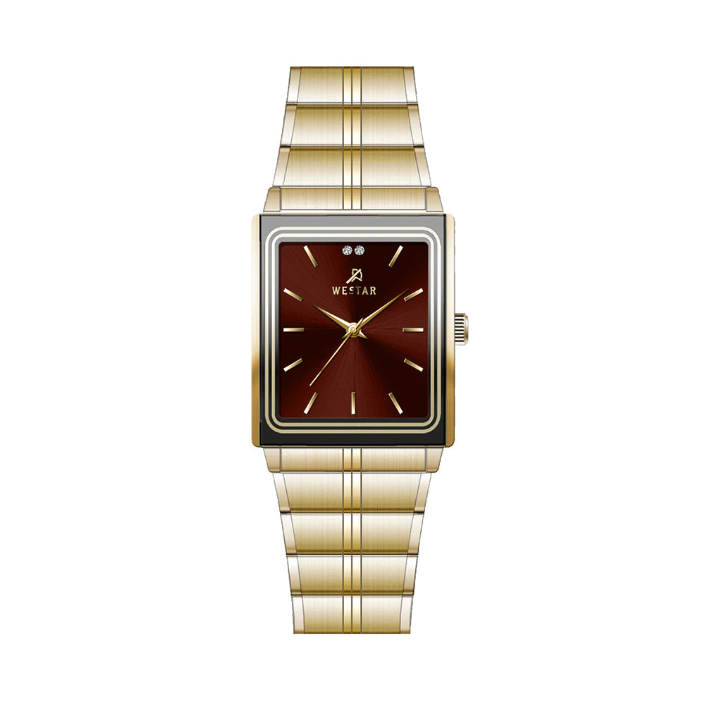 Westar Executive Unisex Watch - Red Dial  - 7921GPN105