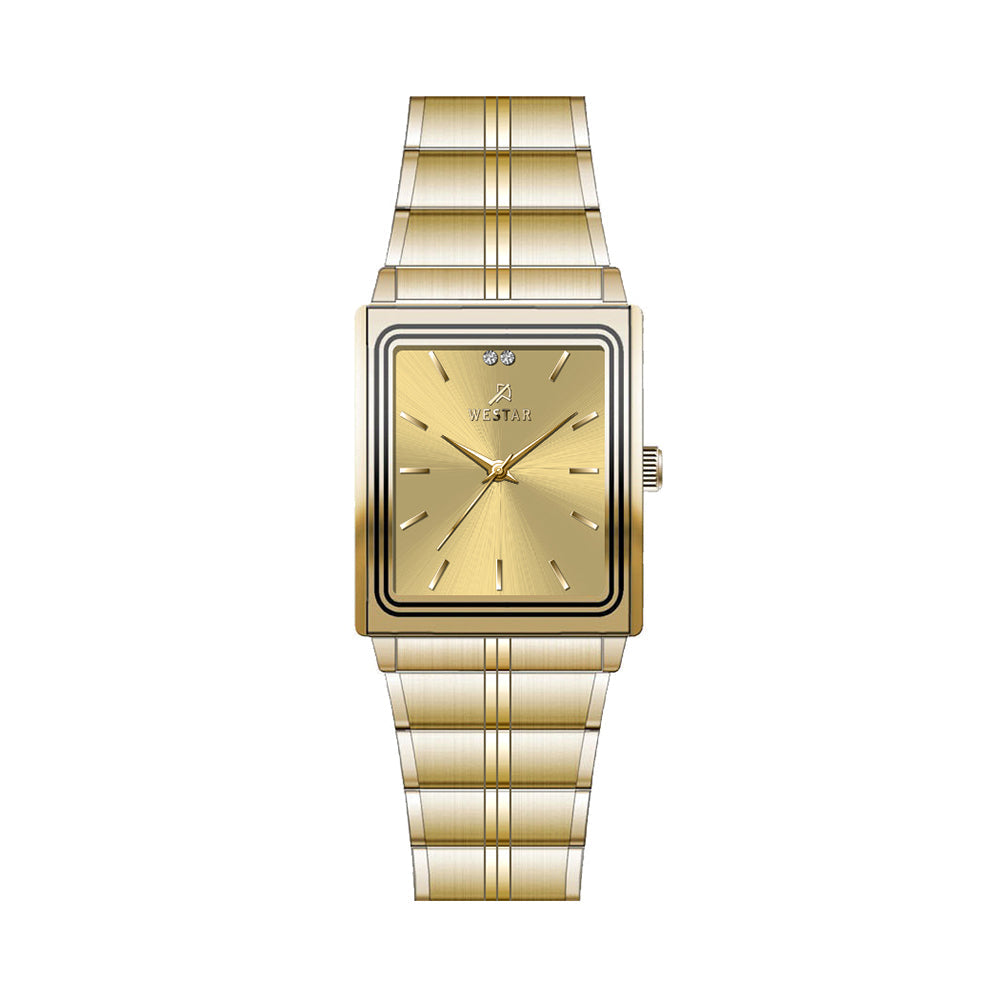 Westar Executive Unisex Watch - Dark Champagne Dial  - 7921GPN108