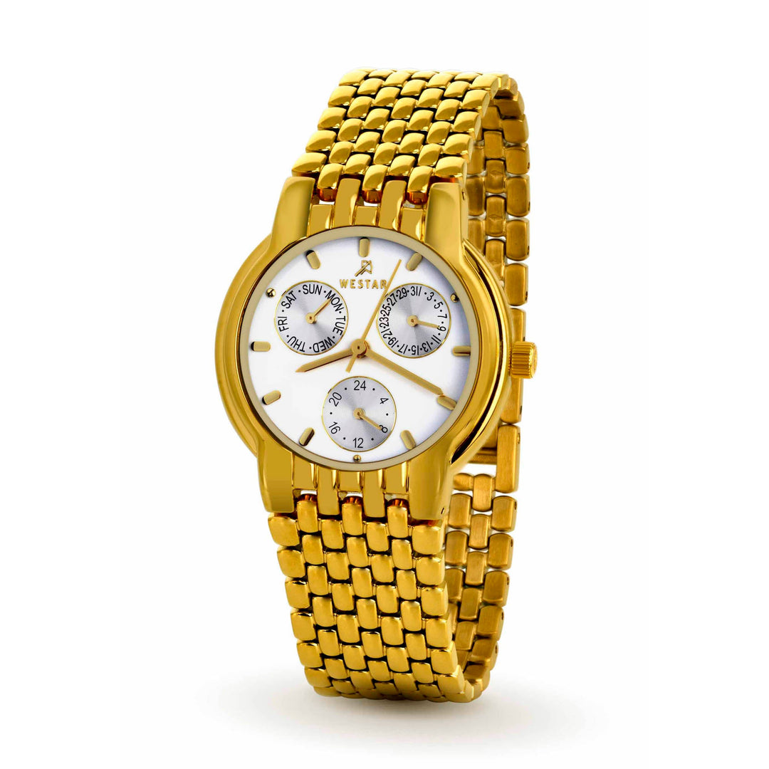 Westar Executive Unisex Watch - White Dial  - 8853GPN101