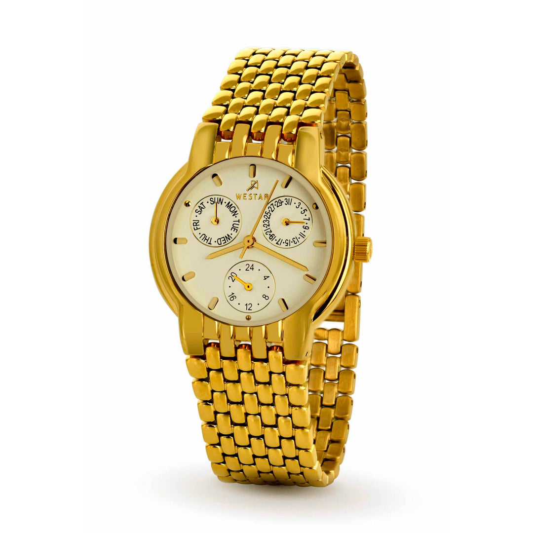 Westar Executive Unisex Watch - Light Champagne Dial  - 8853GPN102