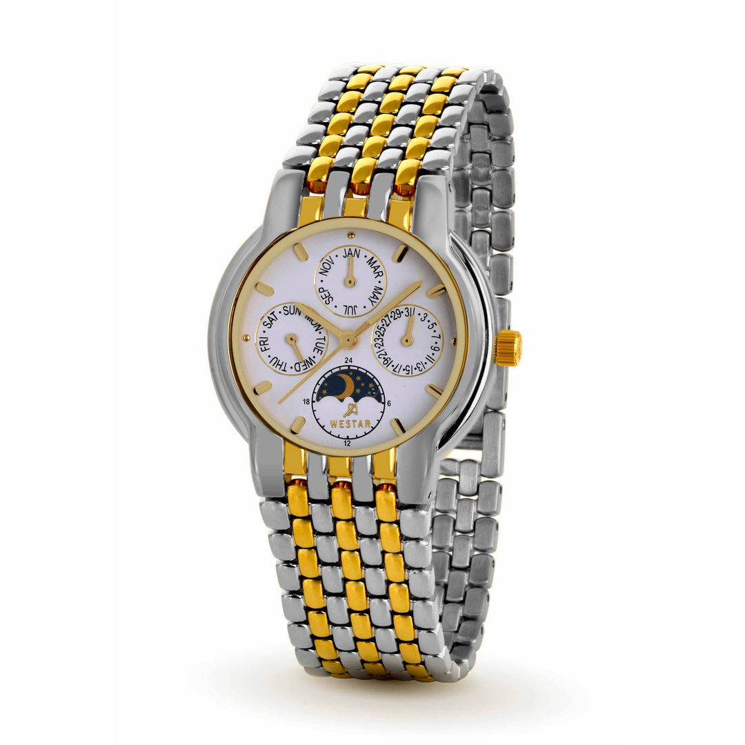 Westar Executive Unisex Watch - White Dial  - 8854CBN101