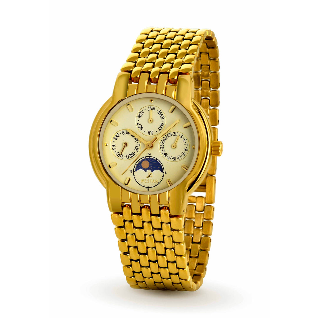 Westar Executive Unisex Watch - Light Champagne Dial  - 8854GPN102