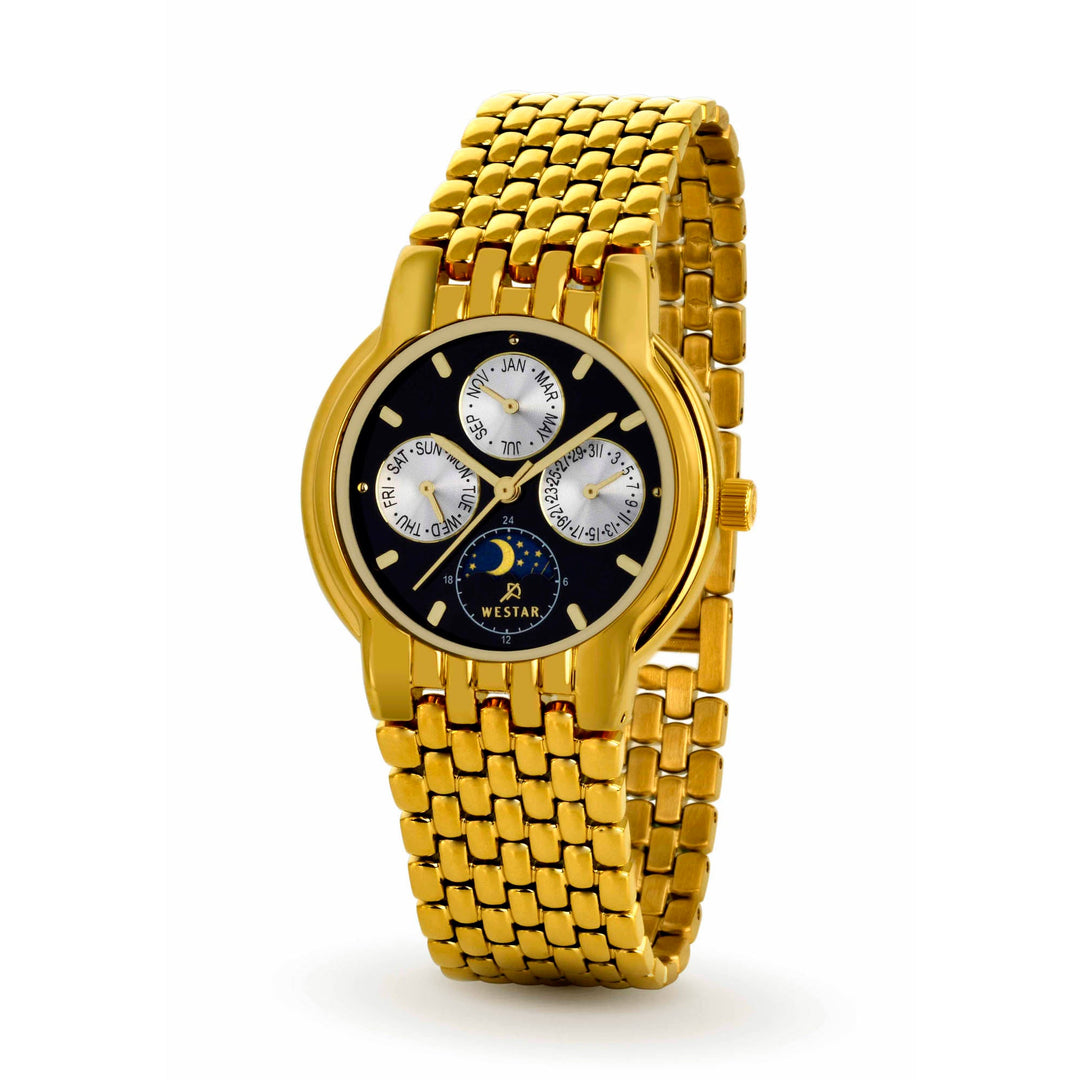 Westar Executive Unisex Watch - Black Dial  - 8854GPN103